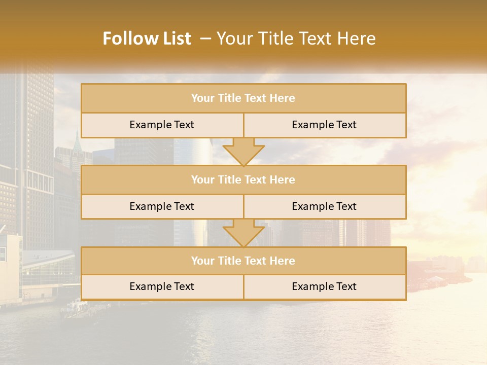 Midtown Jersey Night PowerPoint Template