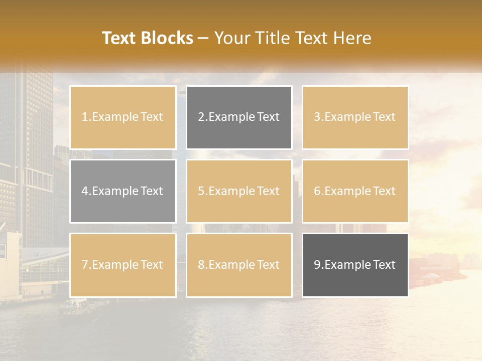 Midtown Jersey Night PowerPoint Template