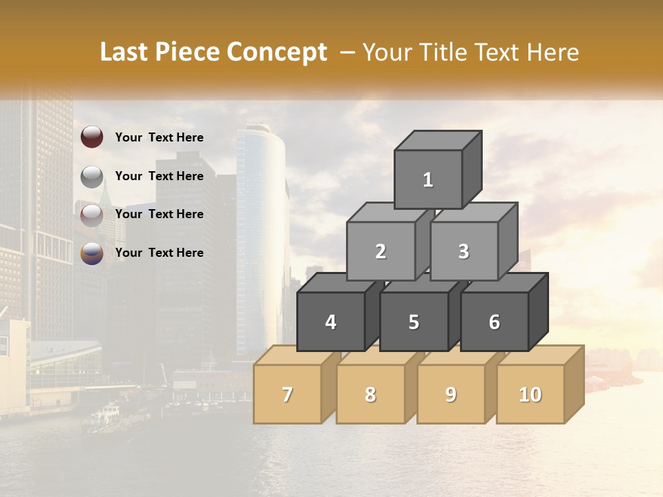 Midtown Jersey Night PowerPoint Template