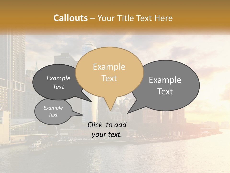 Midtown Jersey Night PowerPoint Template