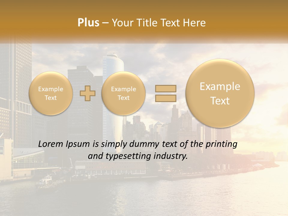 Midtown Jersey Night PowerPoint Template