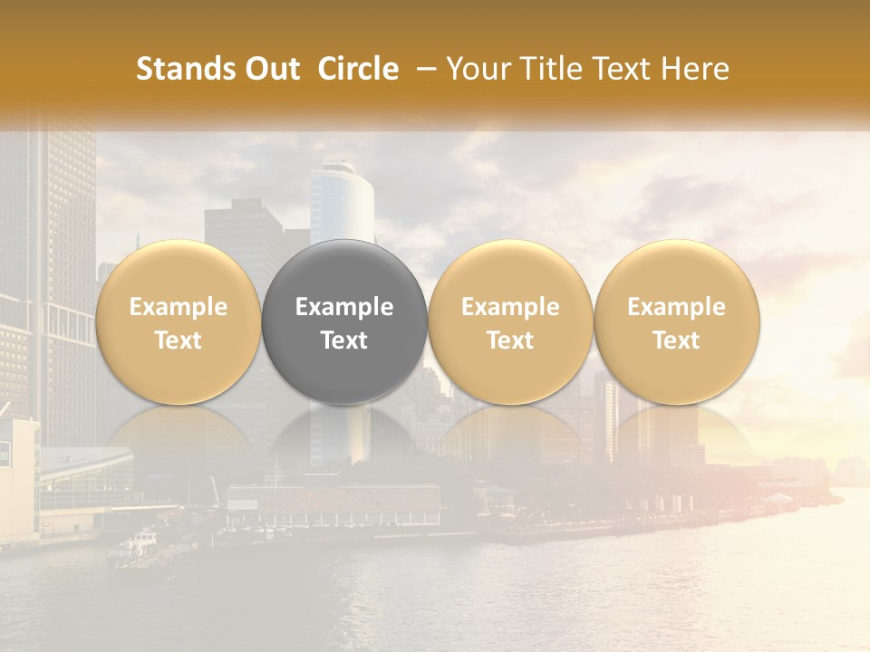 Midtown Jersey Night PowerPoint Template