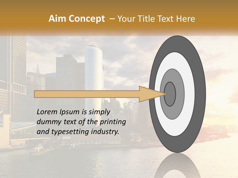 Midtown Jersey Night PowerPoint Template