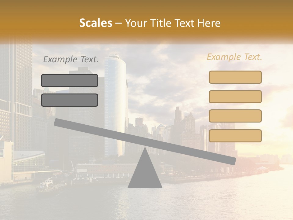 Midtown Jersey Night PowerPoint Template