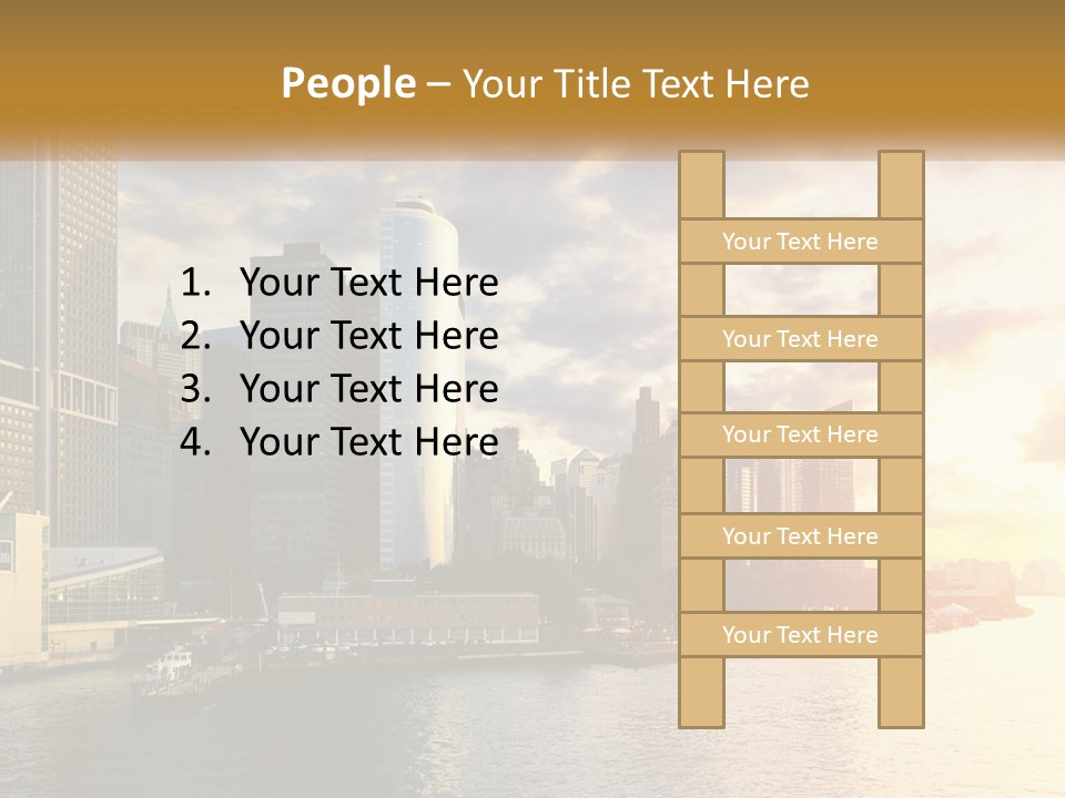 Midtown Jersey Night PowerPoint Template