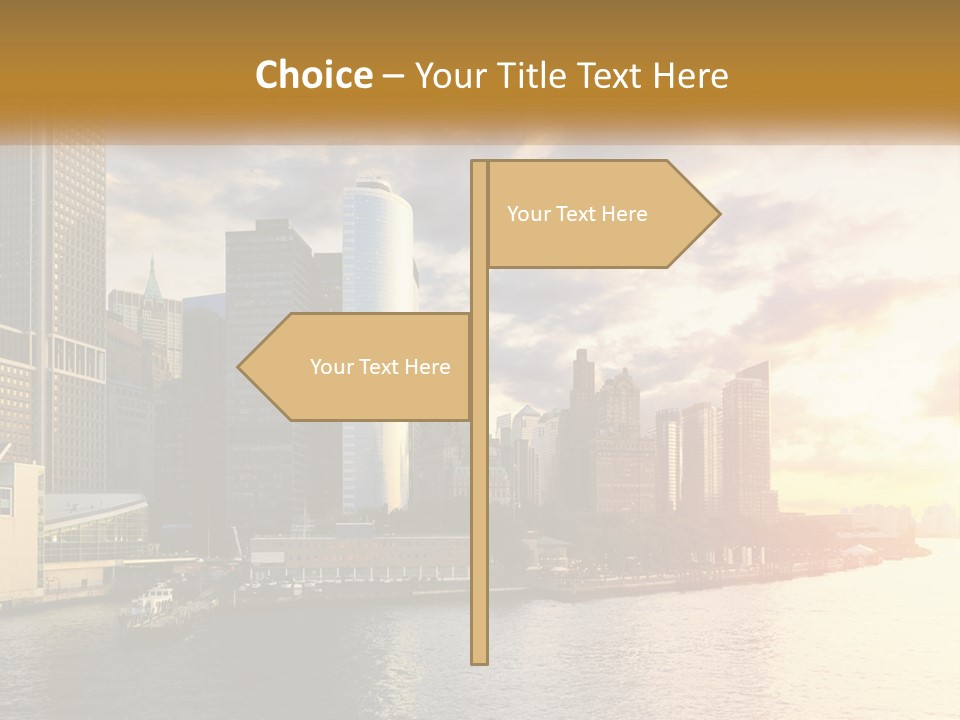 Midtown Jersey Night PowerPoint Template