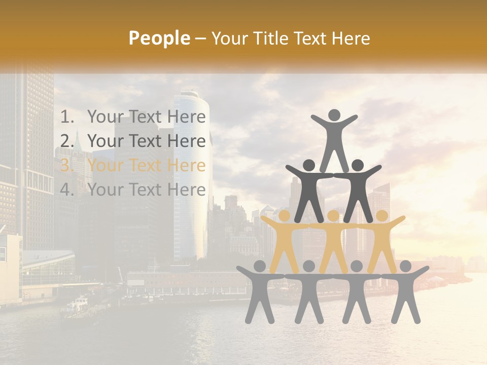 Midtown Jersey Night PowerPoint Template