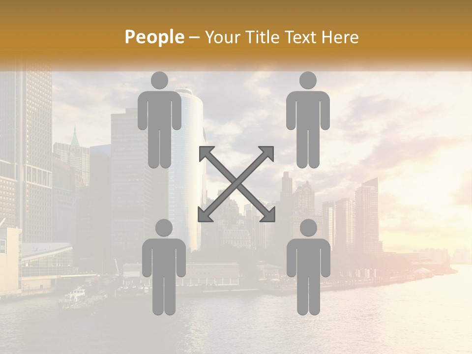 Midtown Jersey Night PowerPoint Template