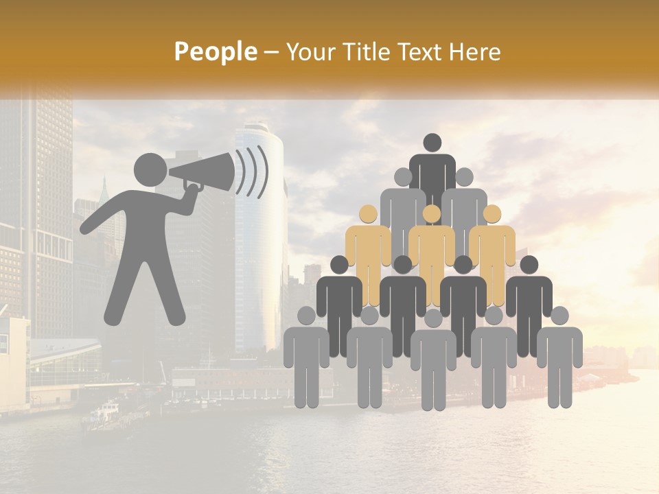 Midtown Jersey Night PowerPoint Template