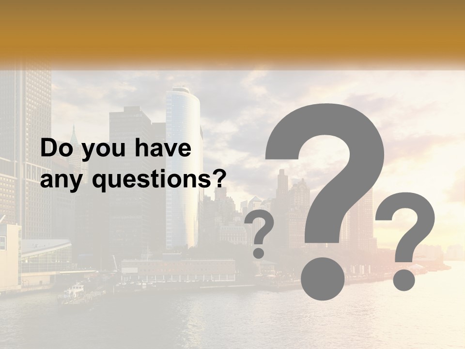 Midtown Jersey Night PowerPoint Template