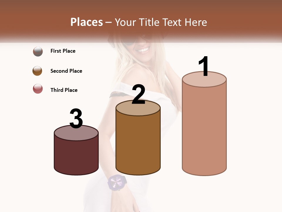 Fun Fit Woman PowerPoint Template