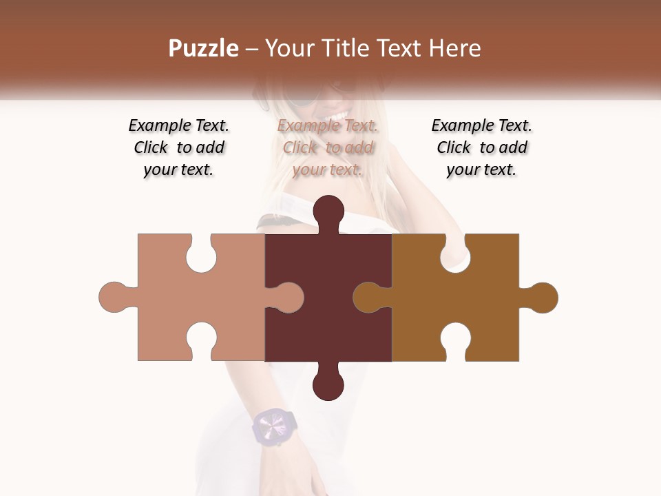 Fun Fit Woman PowerPoint Template