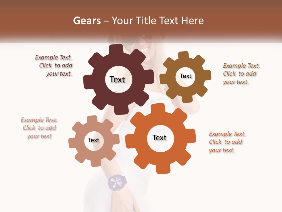 Fun Fit Woman PowerPoint Template