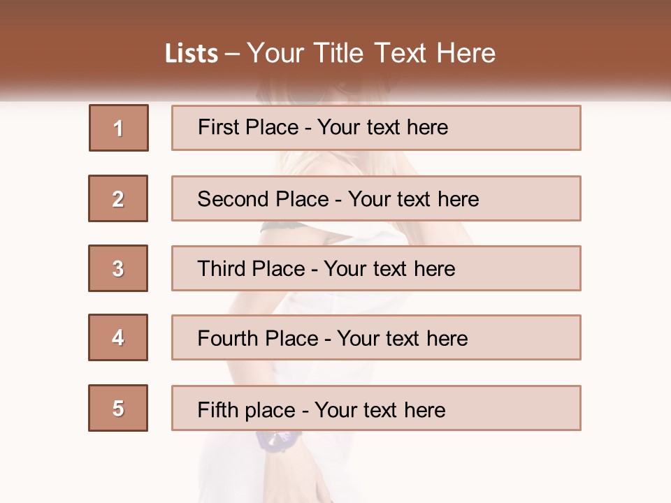 Fun Fit Woman PowerPoint Template