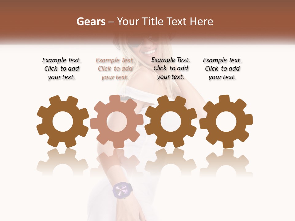 Fun Fit Woman PowerPoint Template