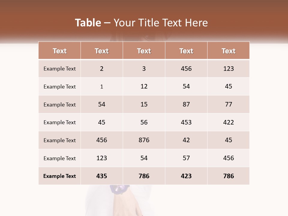 Fun Fit Woman PowerPoint Template