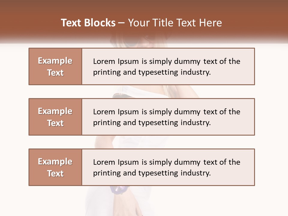 Fun Fit Woman PowerPoint Template