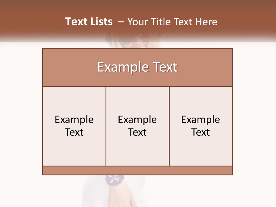 Fun Fit Woman PowerPoint Template