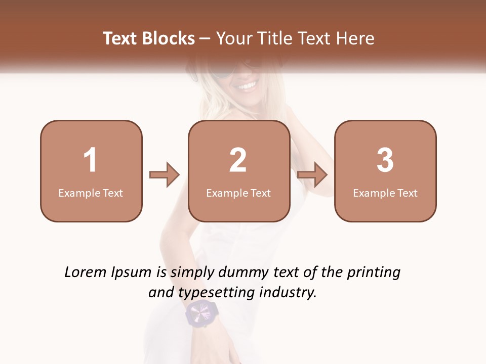 Fun Fit Woman PowerPoint Template