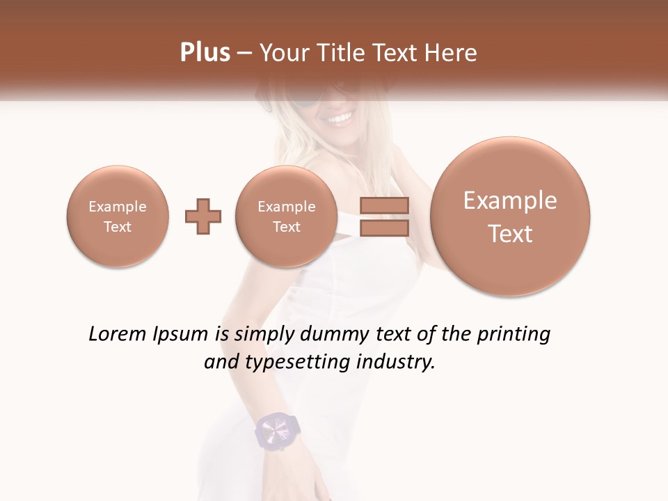 Fun Fit Woman PowerPoint Template