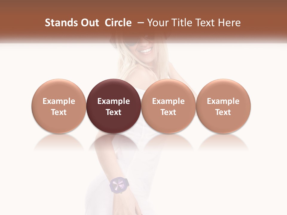 Fun Fit Woman PowerPoint Template