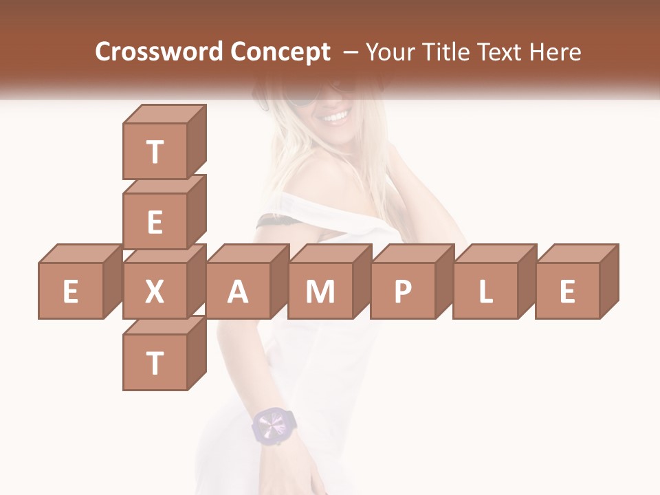 Fun Fit Woman PowerPoint Template