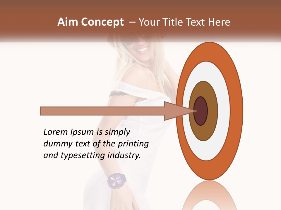 Fun Fit Woman PowerPoint Template