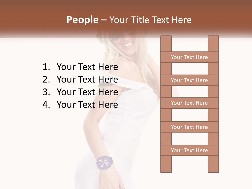 Fun Fit Woman PowerPoint Template