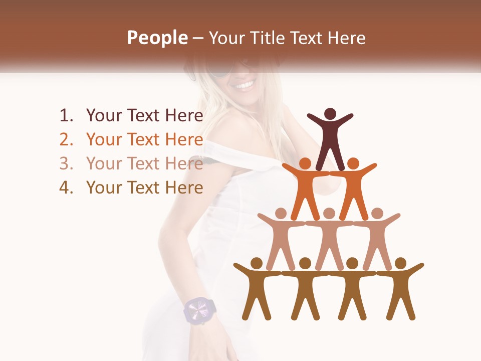 Fun Fit Woman PowerPoint Template