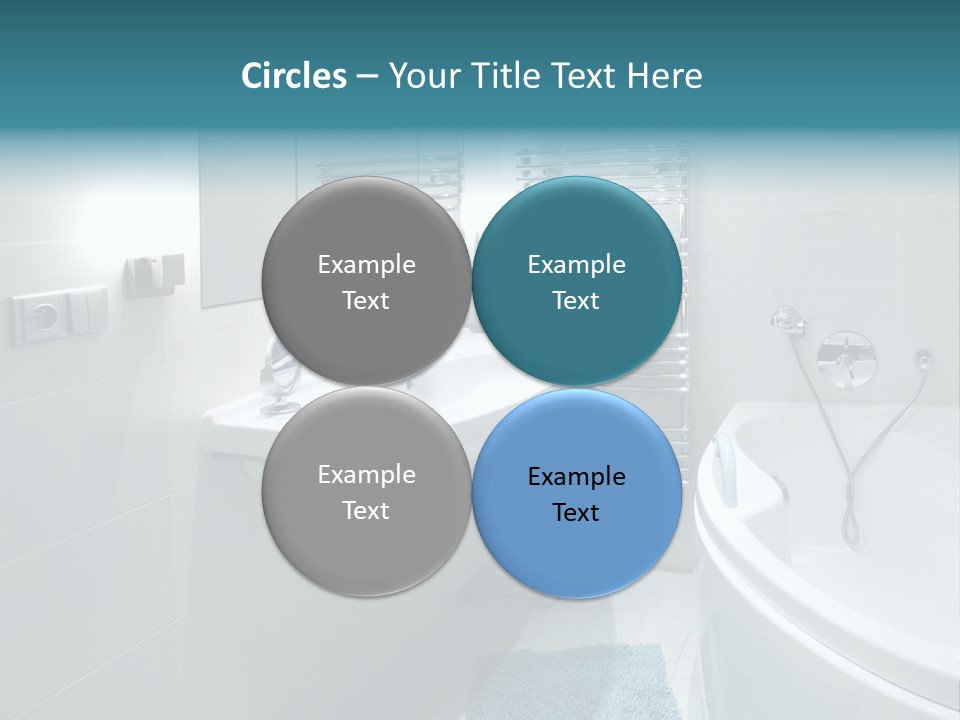 Indoors Basin Towels PowerPoint Template