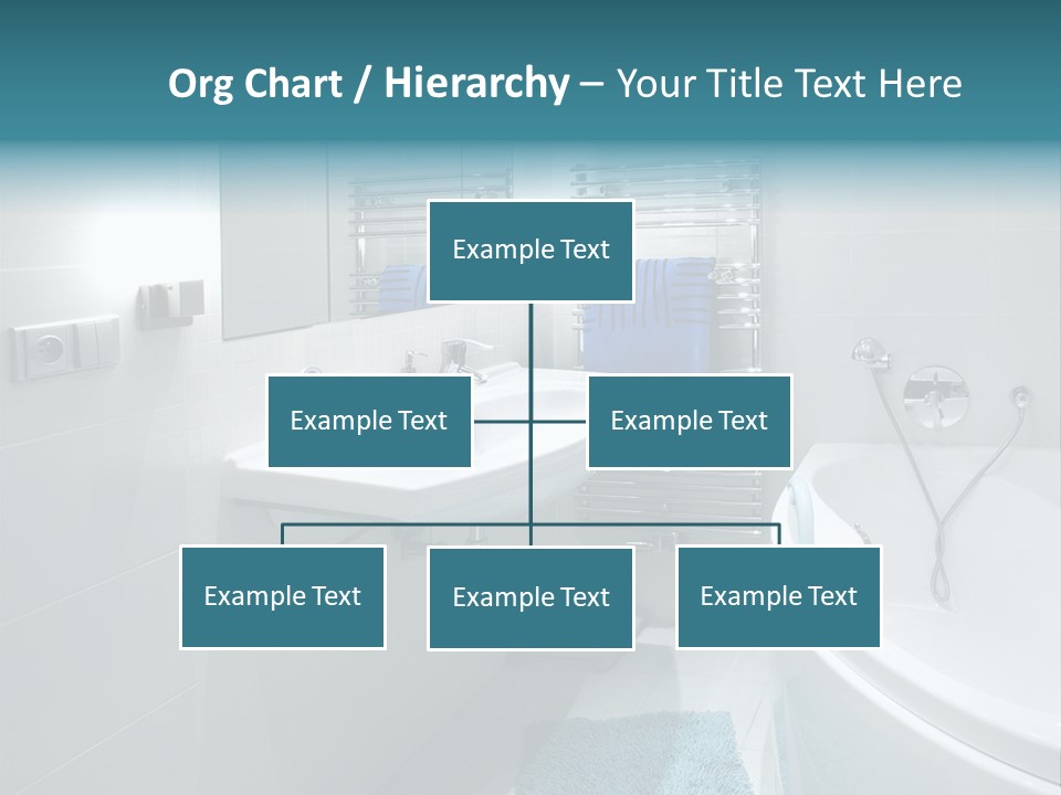 Indoors Basin Towels PowerPoint Template