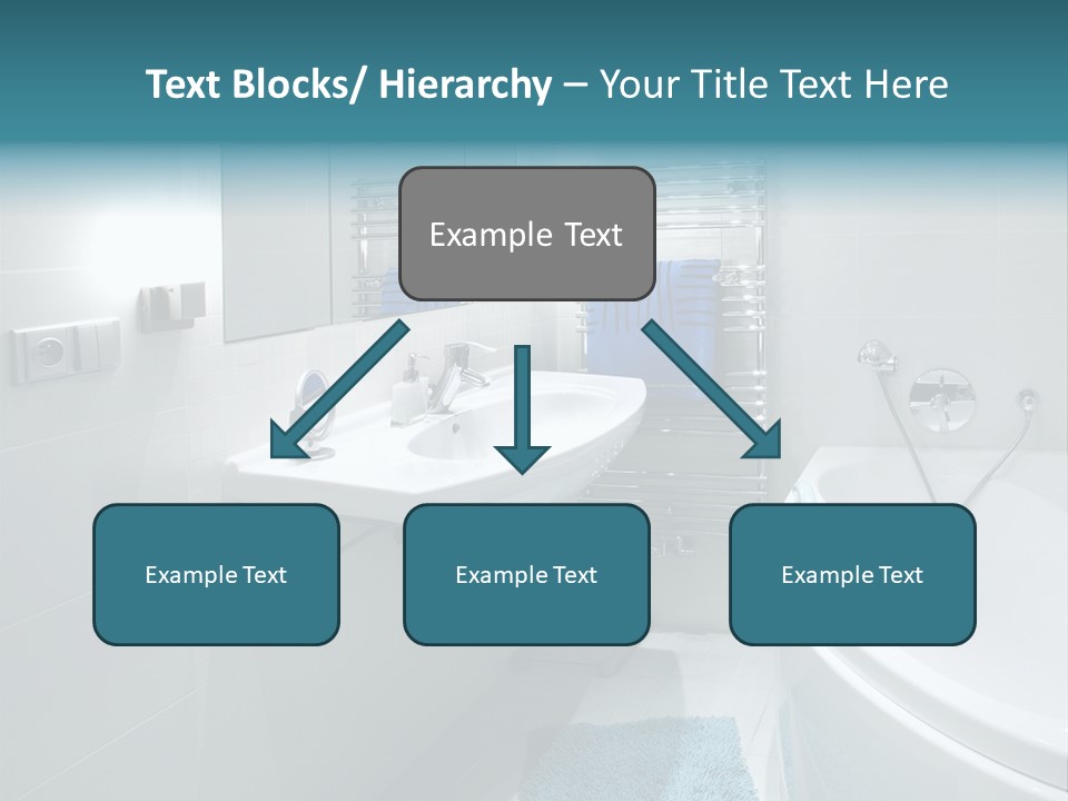 Indoors Basin Towels PowerPoint Template