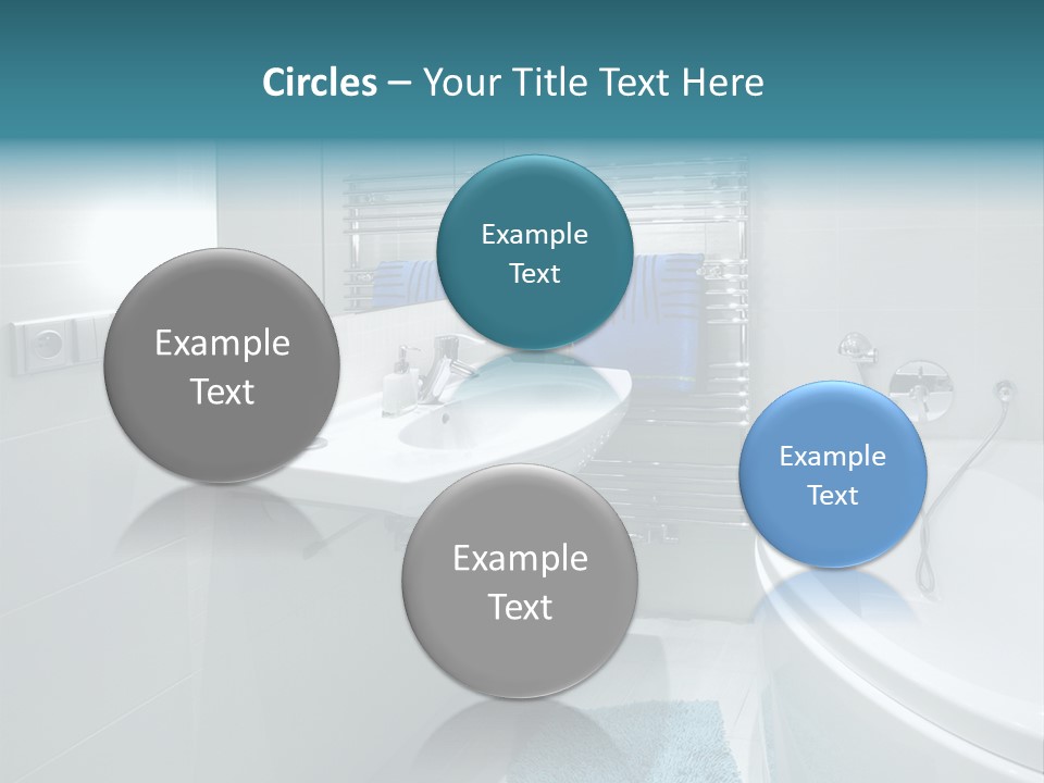 Indoors Basin Towels PowerPoint Template