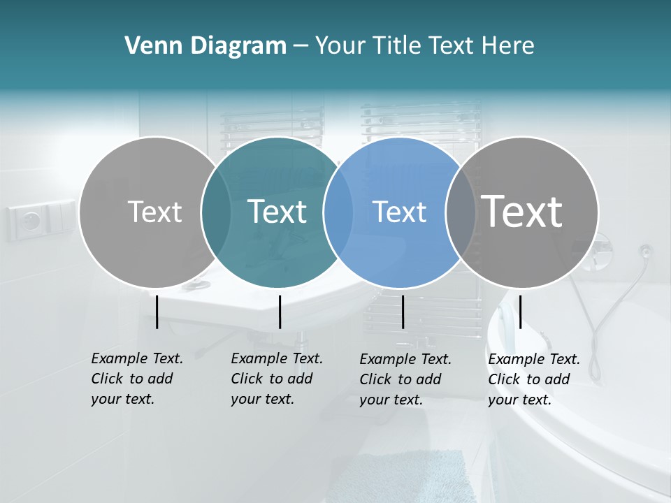 Indoors Basin Towels PowerPoint Template