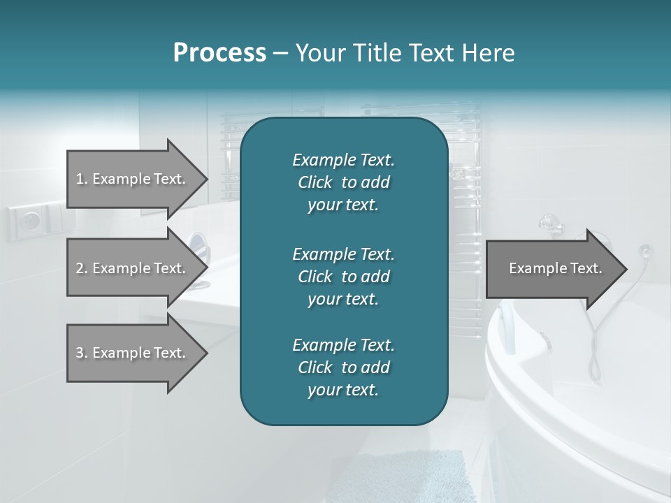 Indoors Basin Towels PowerPoint Template