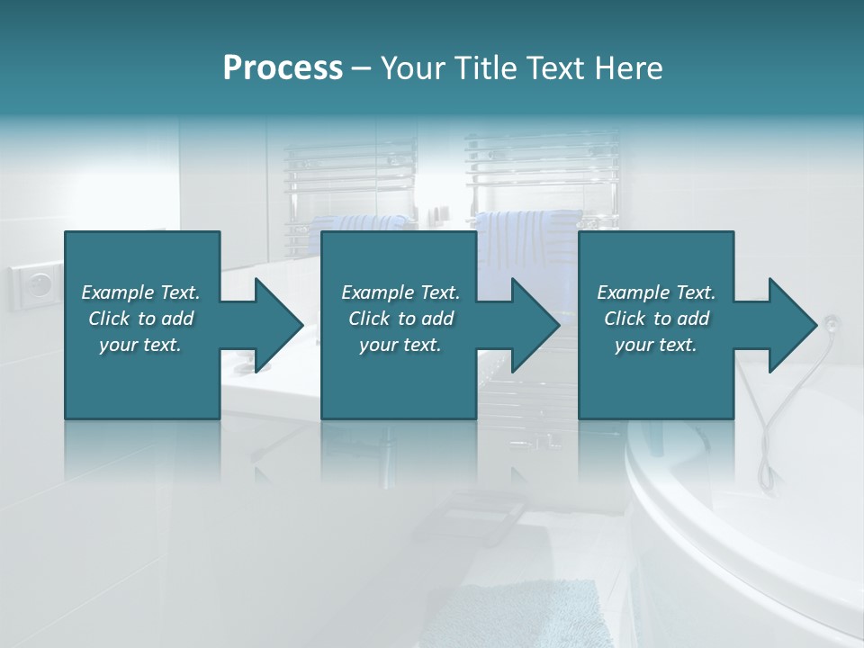 Indoors Basin Towels PowerPoint Template