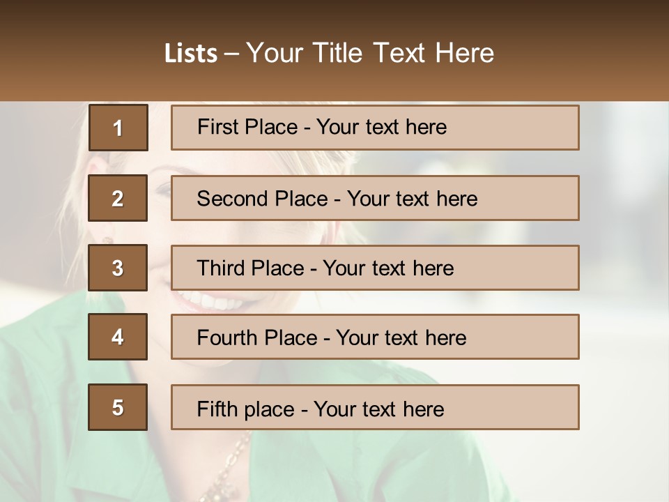 White Person Room PowerPoint Template