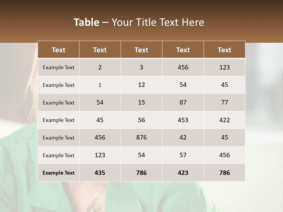 White Person Room PowerPoint Template