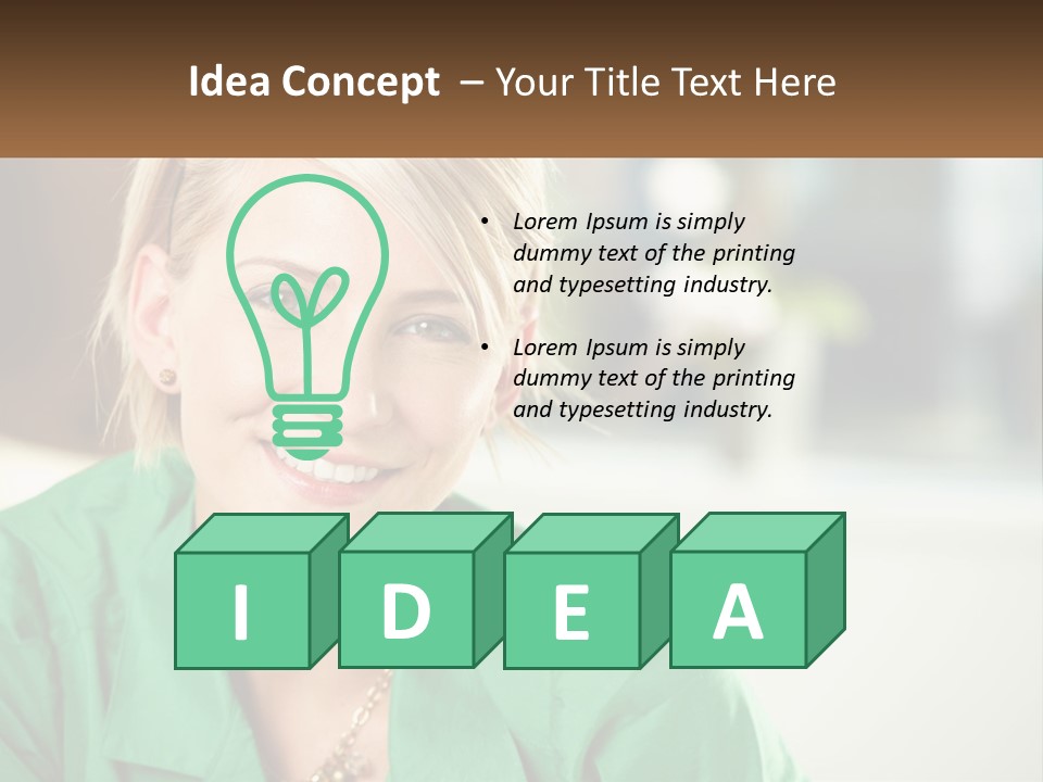 White Person Room PowerPoint Template