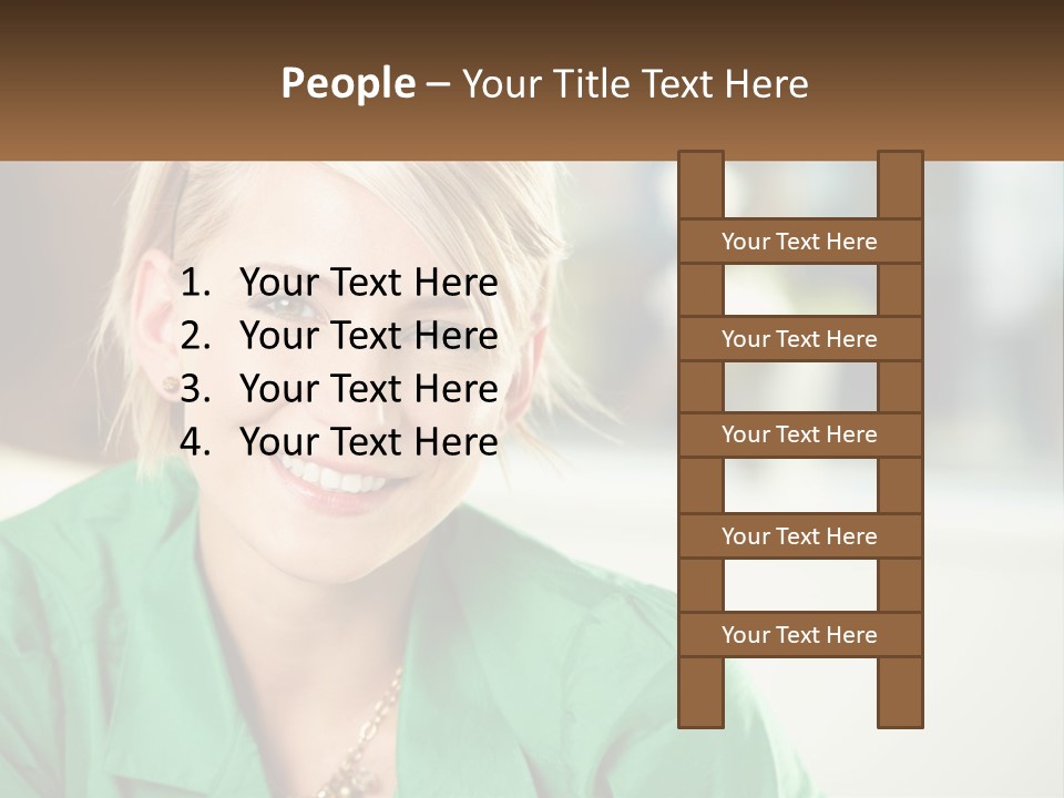 White Person Room PowerPoint Template