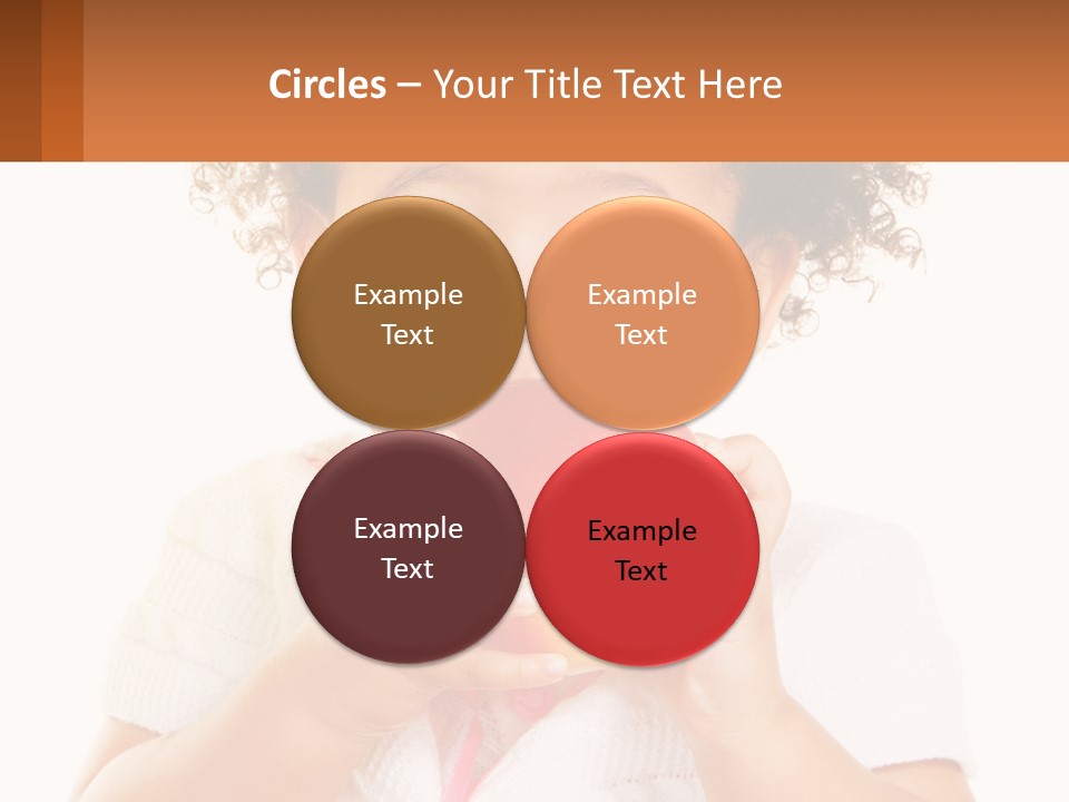 Childhood Black Cute PowerPoint Template