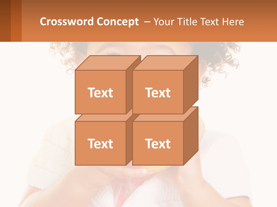 Childhood Black Cute PowerPoint Template