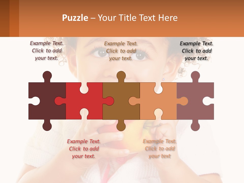 Childhood Black Cute PowerPoint Template