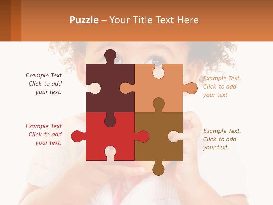 Childhood Black Cute PowerPoint Template