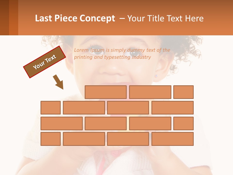 Childhood Black Cute PowerPoint Template