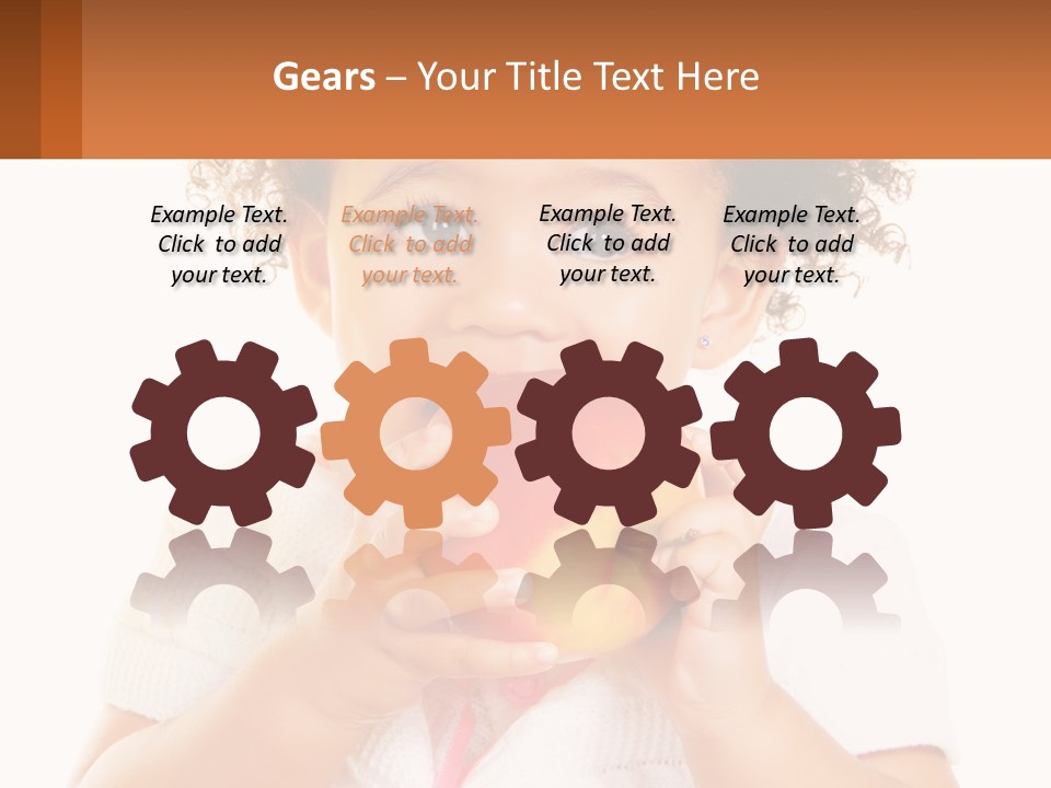 Childhood Black Cute PowerPoint Template