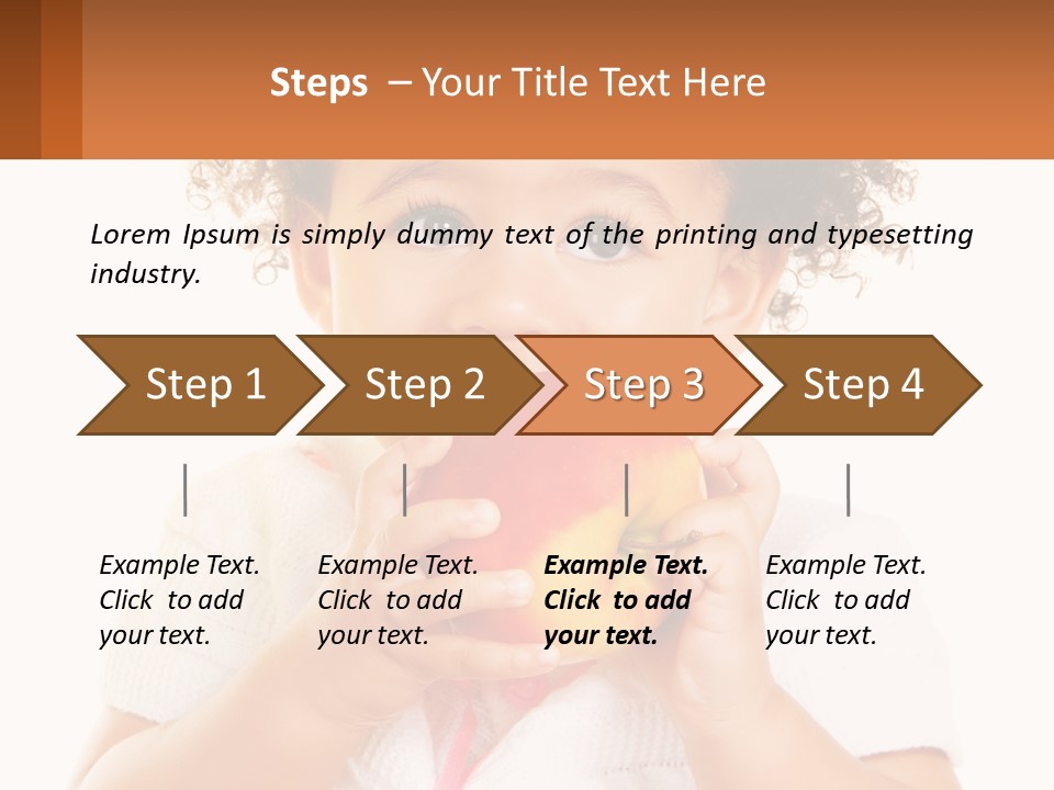 Childhood Black Cute PowerPoint Template