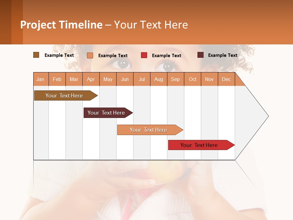 Childhood Black Cute PowerPoint Template