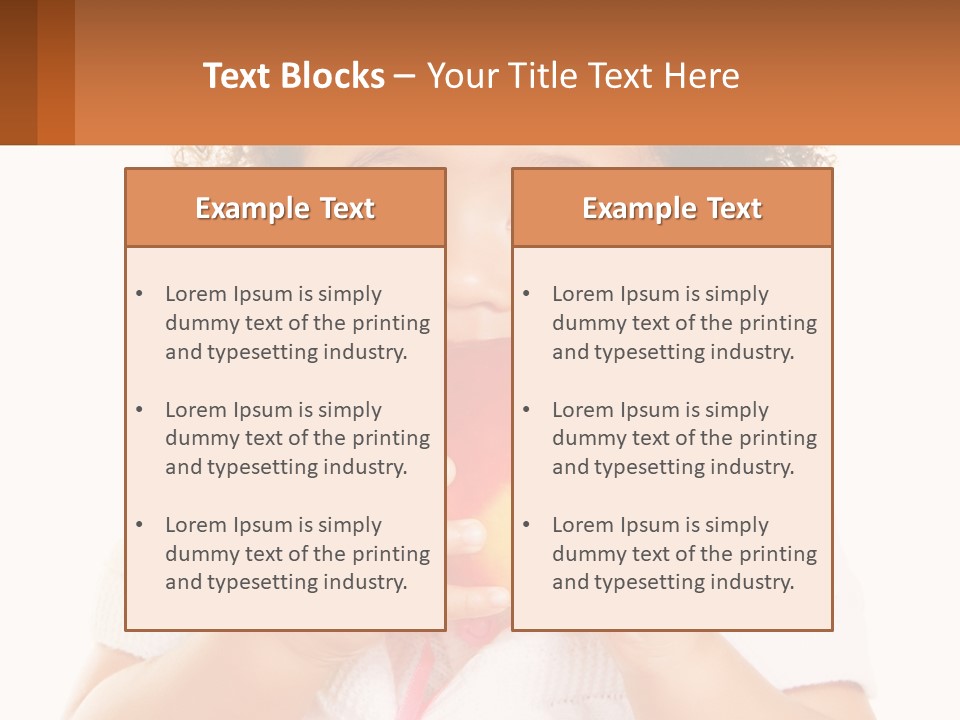 Childhood Black Cute PowerPoint Template