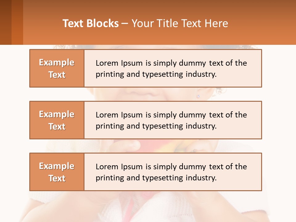 Childhood Black Cute PowerPoint Template